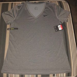 NWT DRI-FIT V neck NIke workout shirt